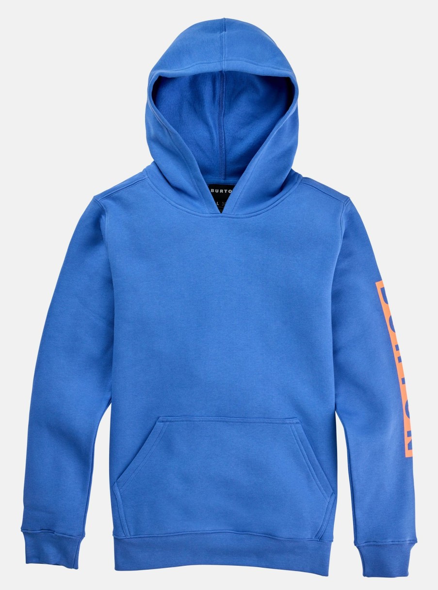 Kinder Burton Bekleidung | Burton Oak Elite Pullover-Hoodie Fur Kinder Amparo Blue